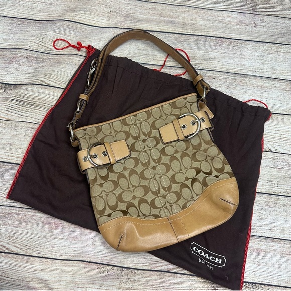 Coach Signature Canvas and Leather Soho 3574 shoulder purse - Picture 10 of 15